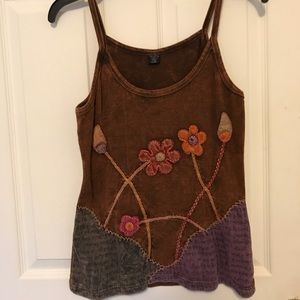 Patchwork tank top